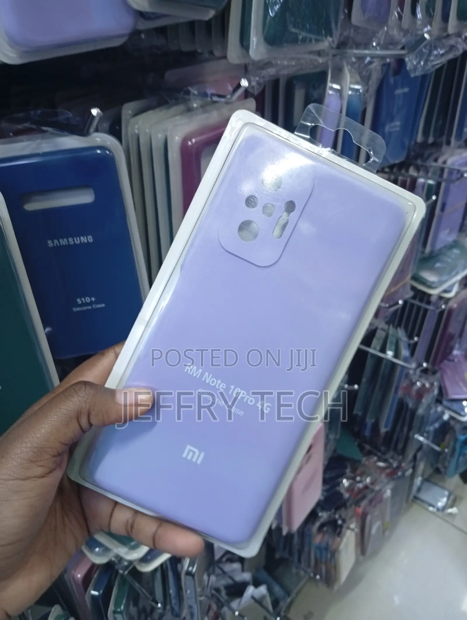Xiaomi Redmi Note 10 Pro 4G Silicone Case Purple Color