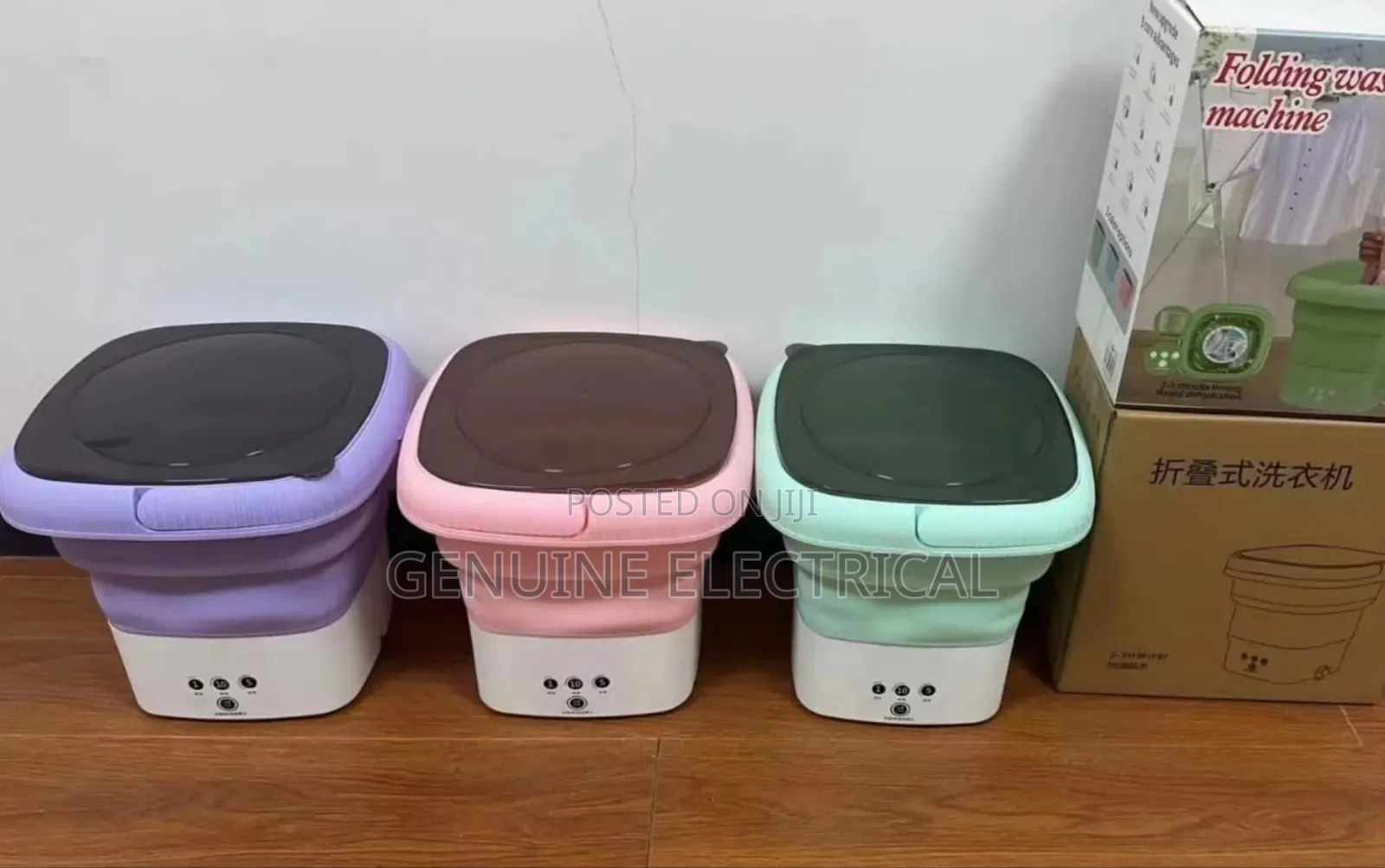 New 6 Litres Foldable Washing Machine for Clothes With Dryer Bucket