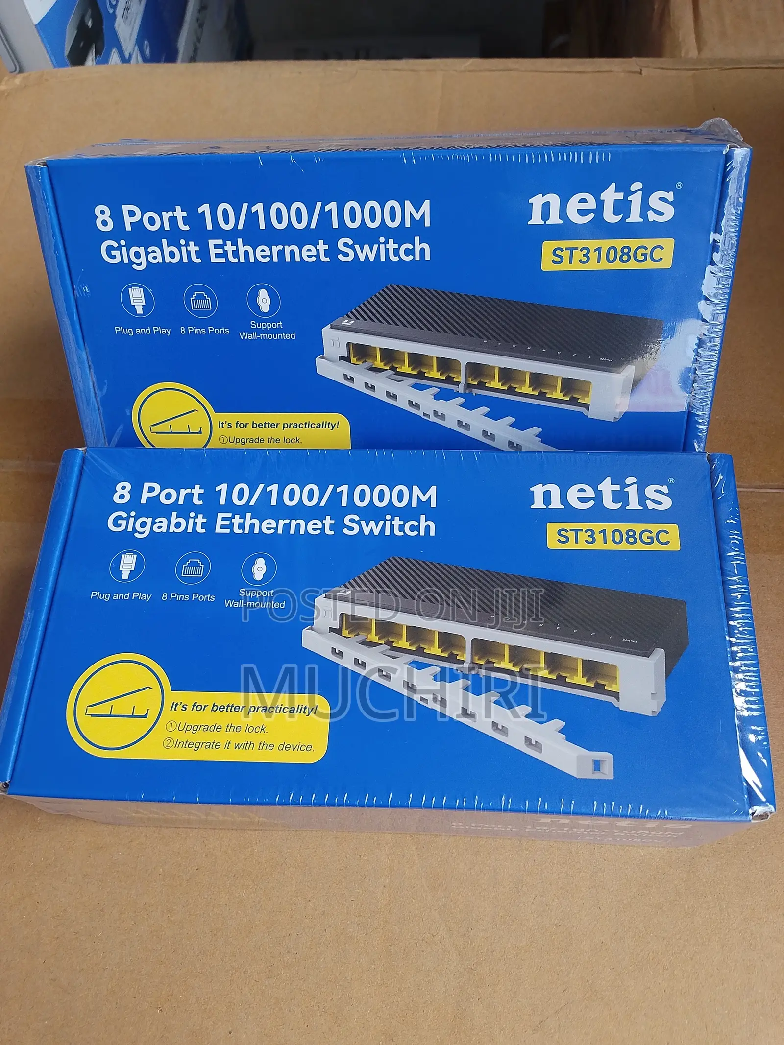 Netis St3108gc 8 Port Gigabit Network Switch – High Speed Lan Switch