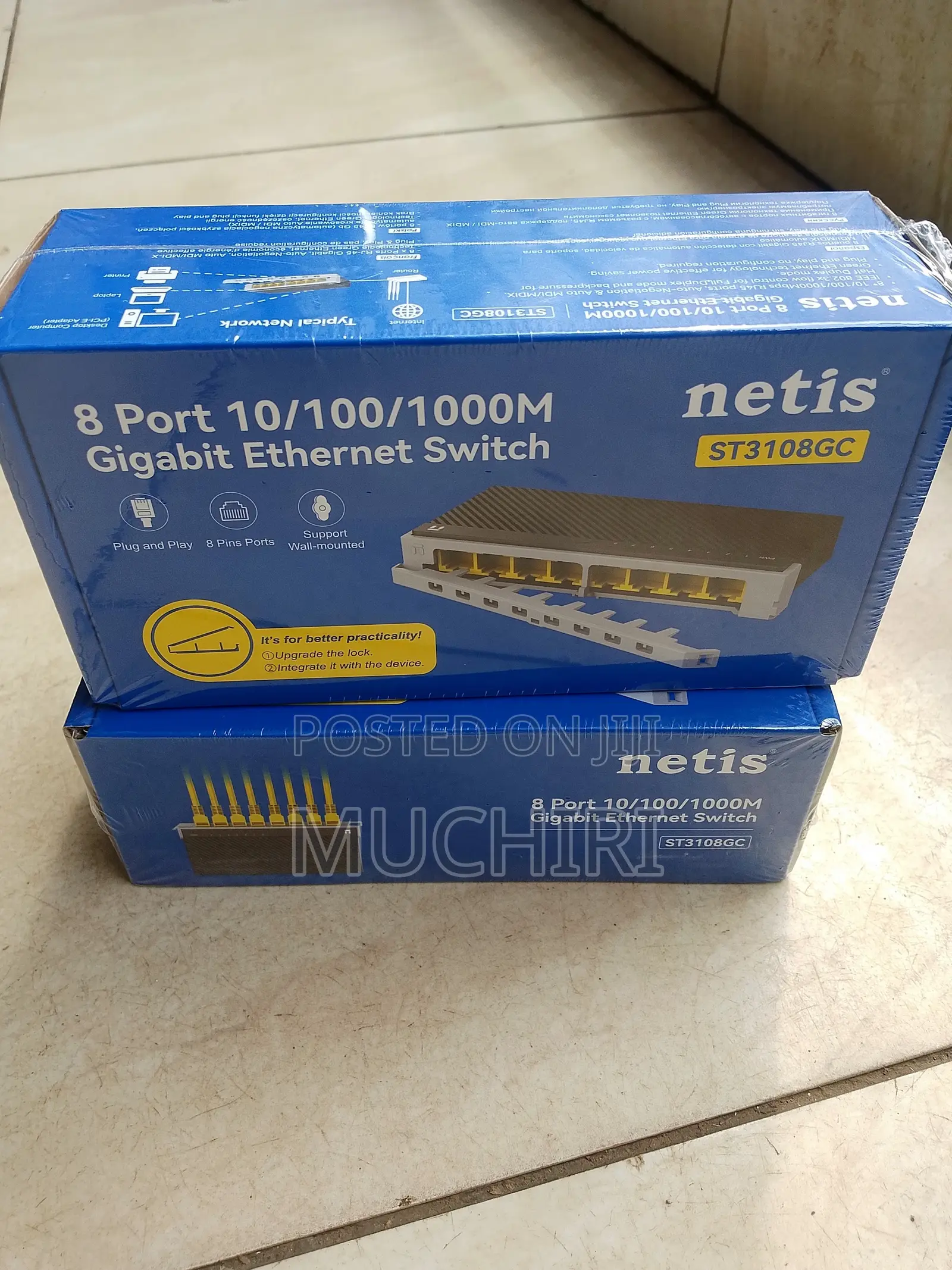 Netis 8-Port Gigabit Ethernet Switch St108gd