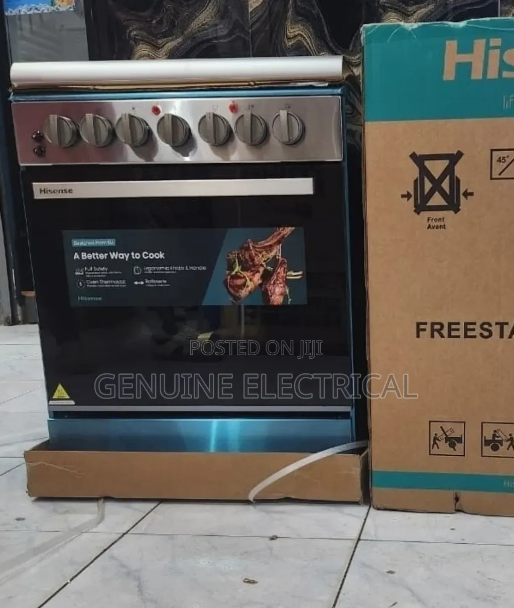 New Hisense Free Standing Stove 60x60[3+1]