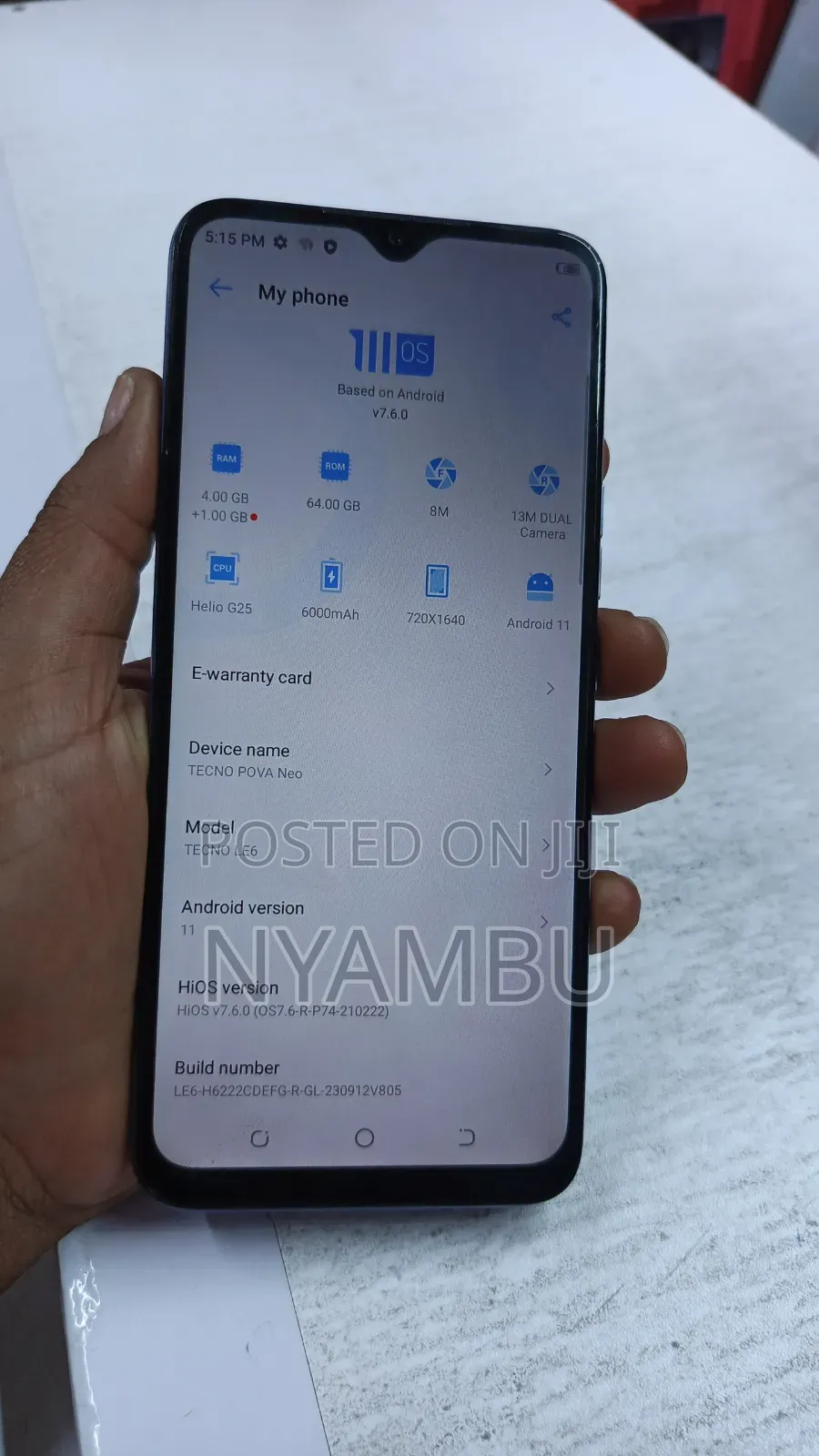 Tecno Pova Neo 2 64 GB Blue