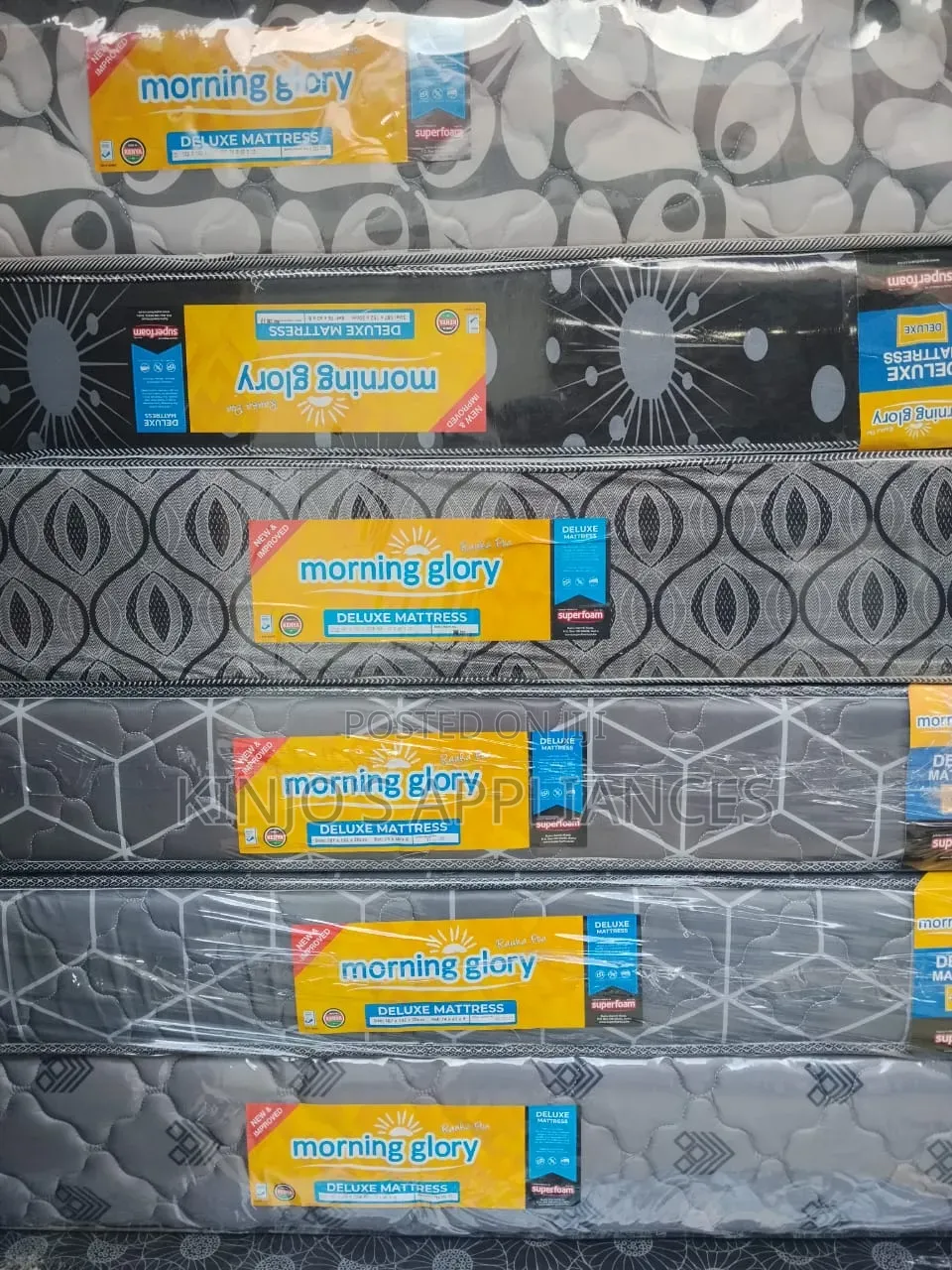 Morning Glory Mattress Medium Density Plain 6by6 6inch