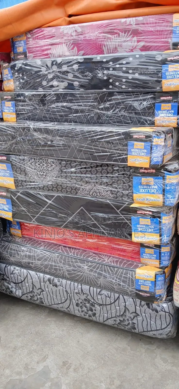 Morning Glory Mattress Medium Density Plain 6by6 6inch