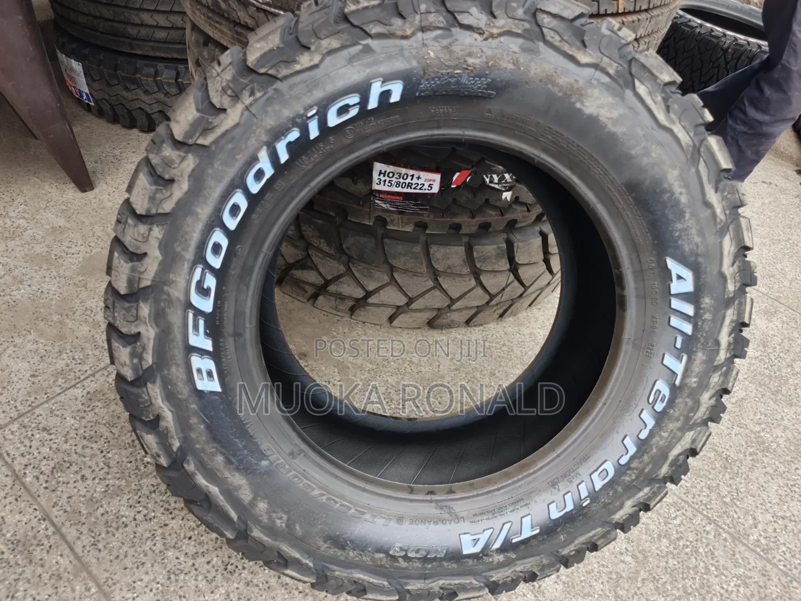 285/60r18 BF Goodrich Tyre All-Terrein 