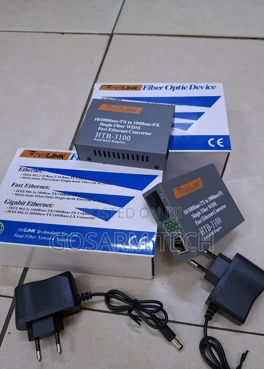 Netlink HTB-1100S 100BASE Ethernet Media Converter