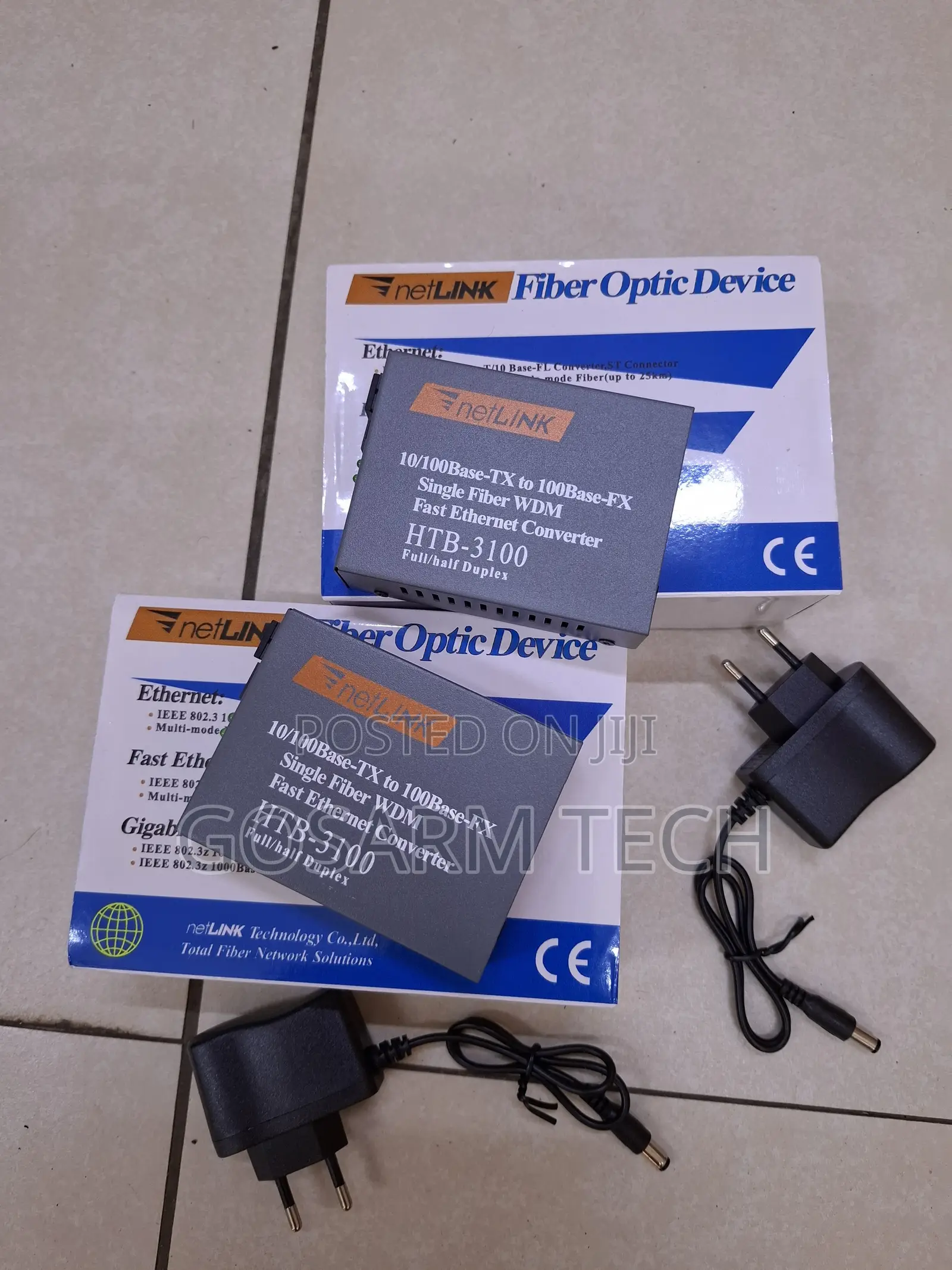 Netlink Fiber to Ethernet Media Converter 10/100Mbps