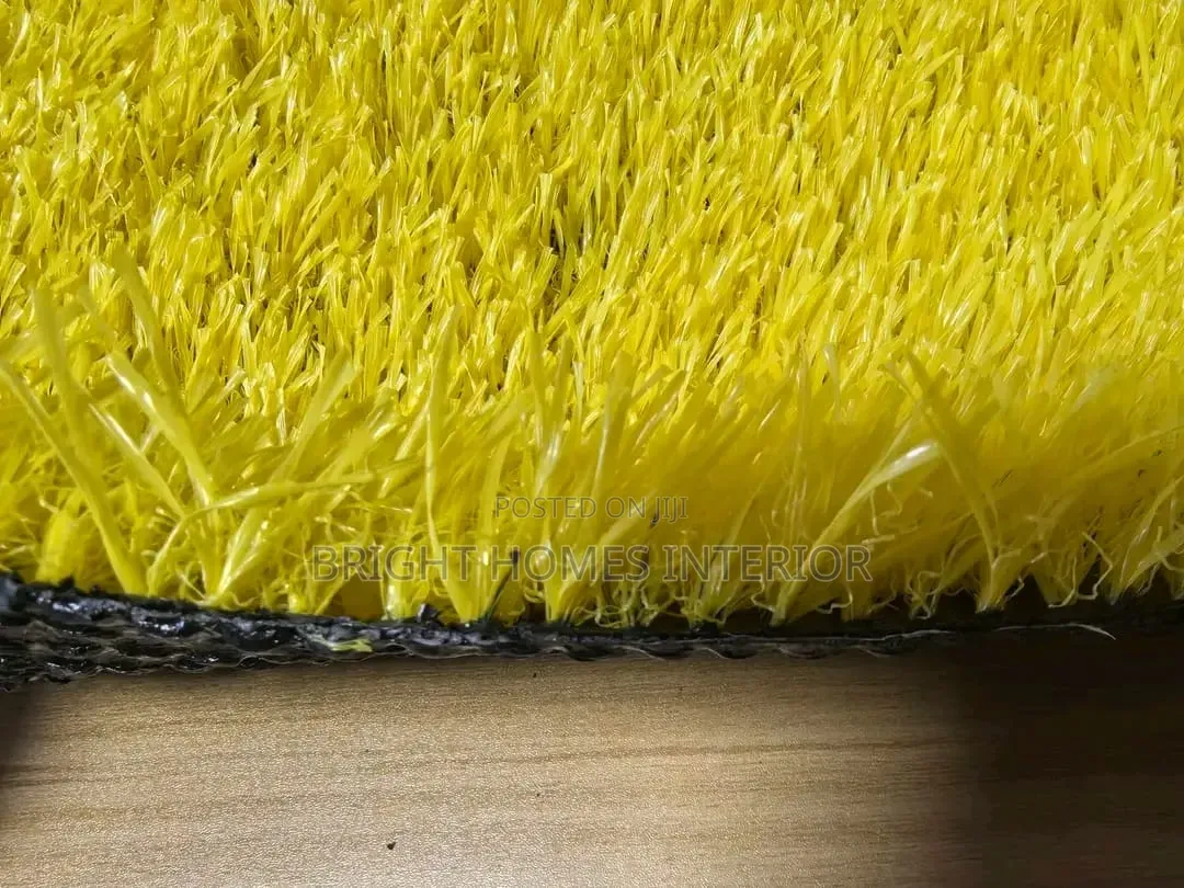 Mastered Yellow Grass Carpet for the Gymn Area