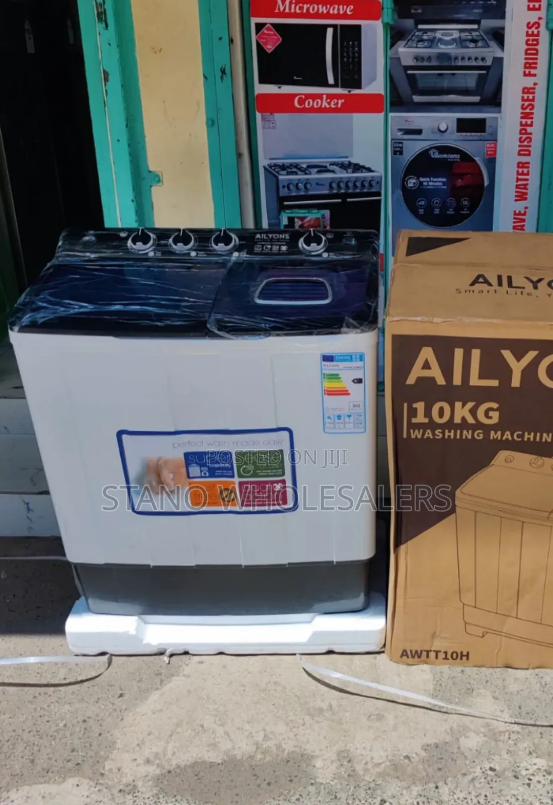 10kg Ailyons Twin Tub Washing Machine
