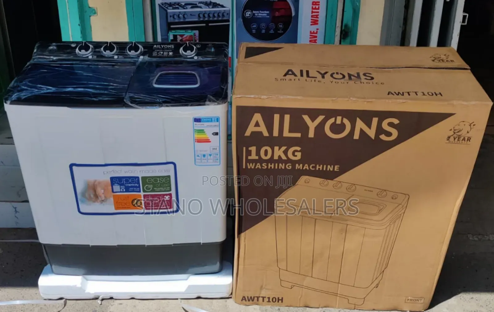 10kg Ailyons Twin Tub Washing Machine