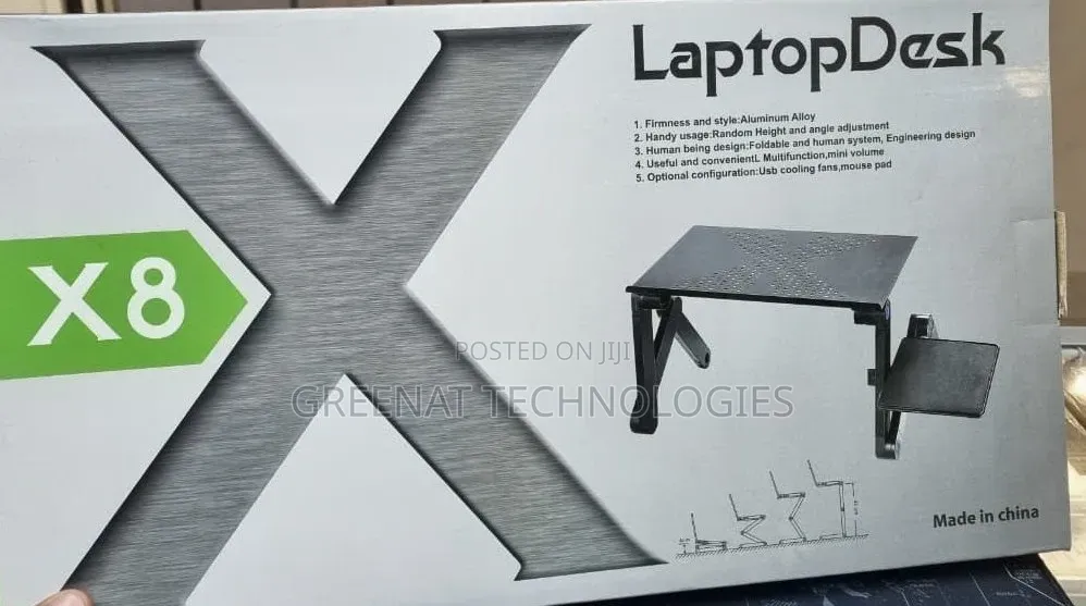 Aluminum Alloy Laptop Desk Foldable Adjustable Laptop Stand With Fan