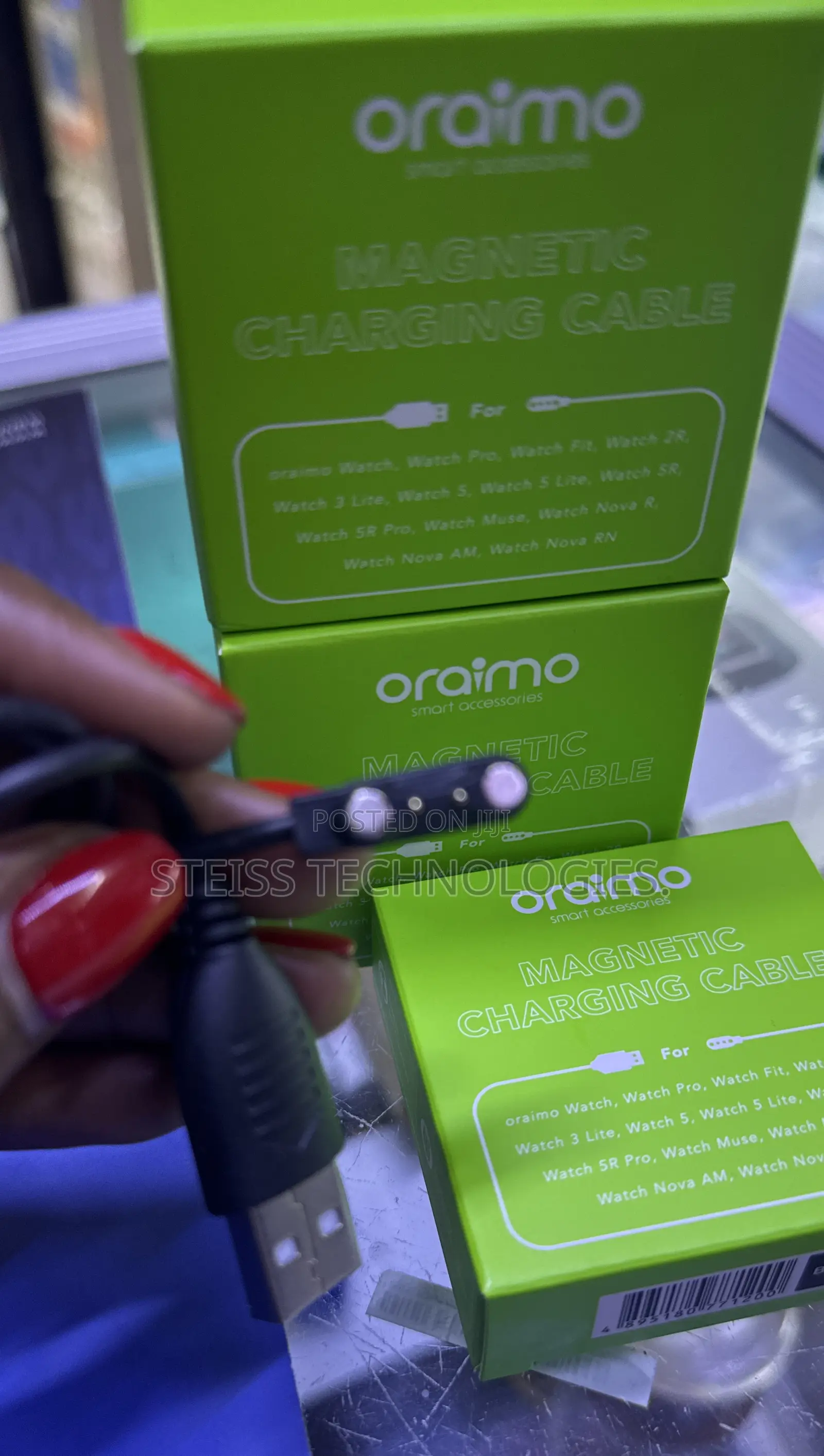 Oraimo Smartwatch Charger 2pin