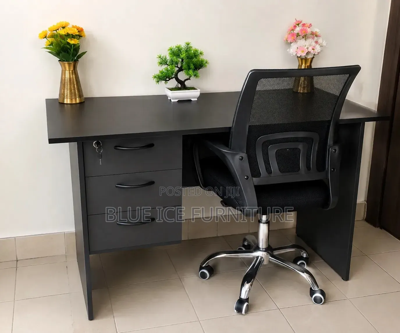 Office Desk Chair;Modern Office Desk With Mesh Chair