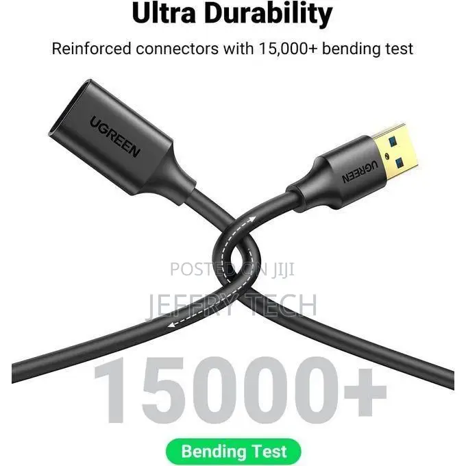 Ugreen US129 USB 3.0 Extension Cable 5M (Black) – Premium High-Speed U