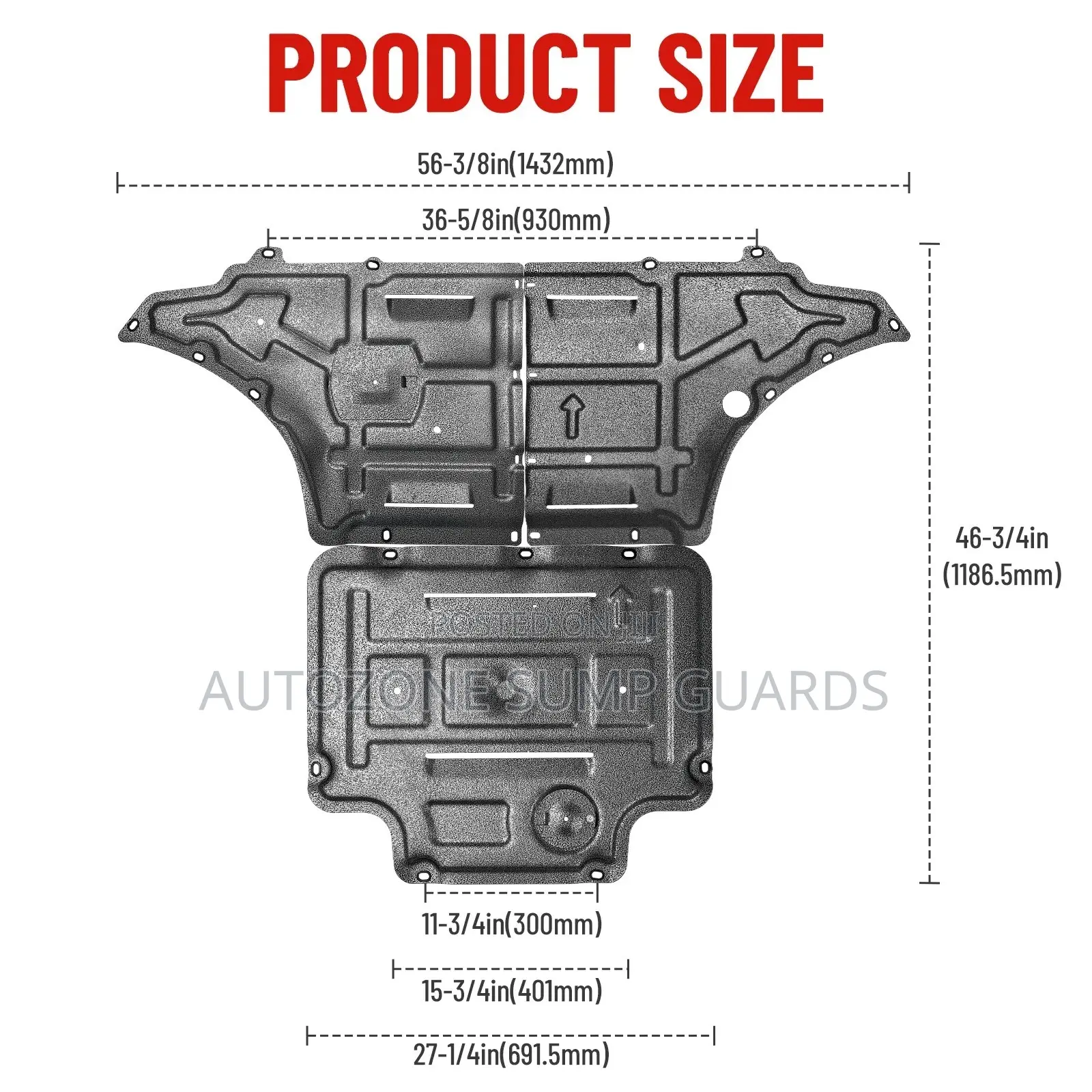 Engine Gearbox Cover Shield + Fitting Kit for Audi A4 S4 B8
