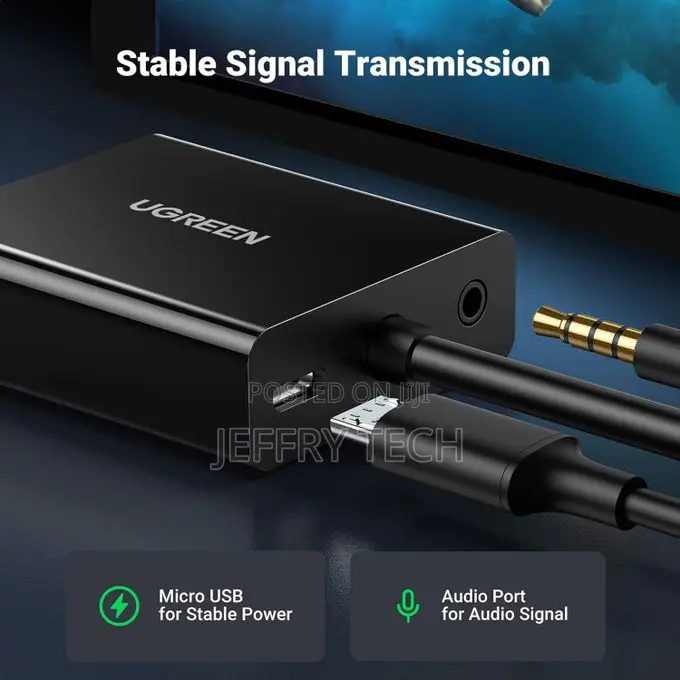 Ugreen -CM513 HDMI to VGA, HDMI to VGA Adapter Connector(Female to Mal