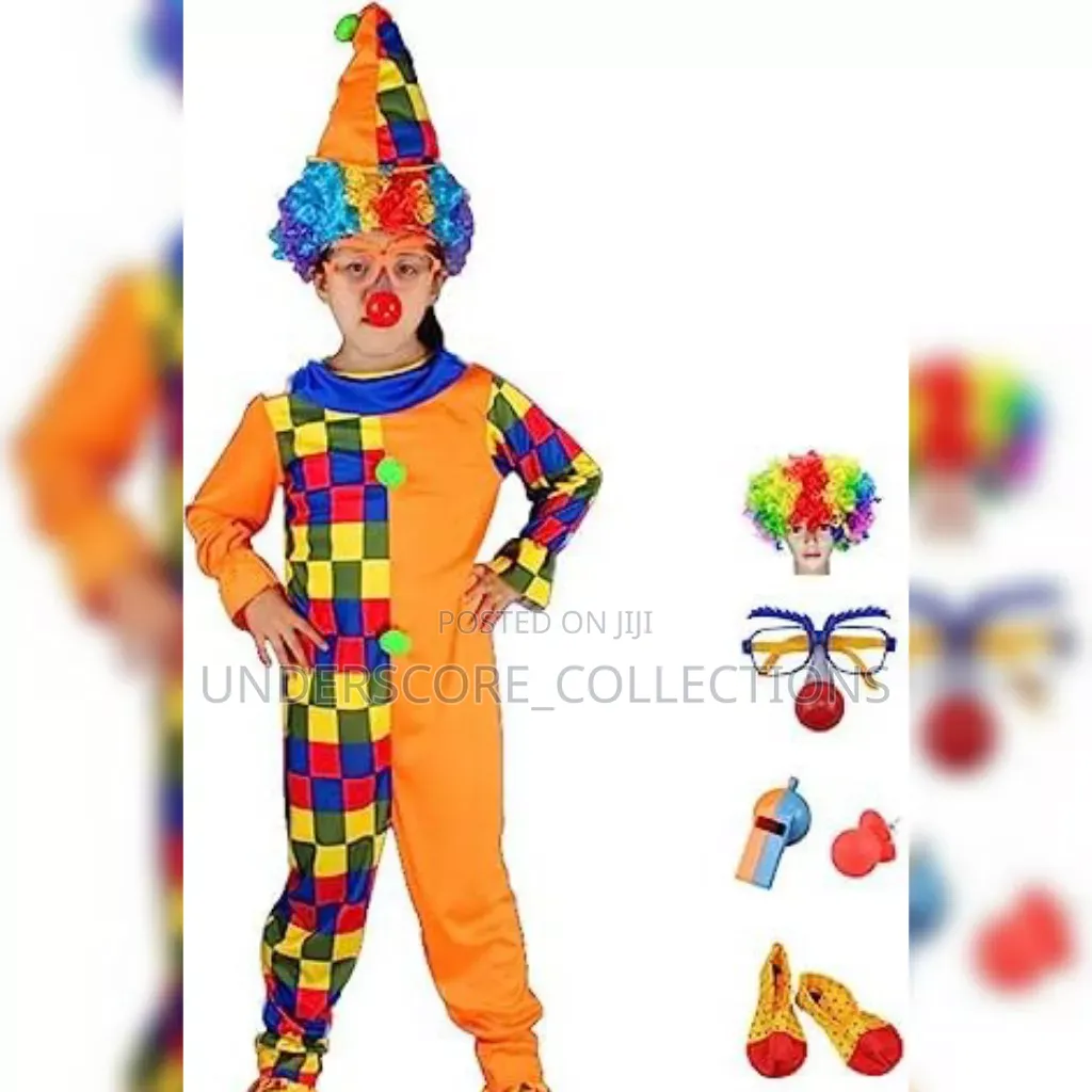 Children's Circus Clown Costume Set