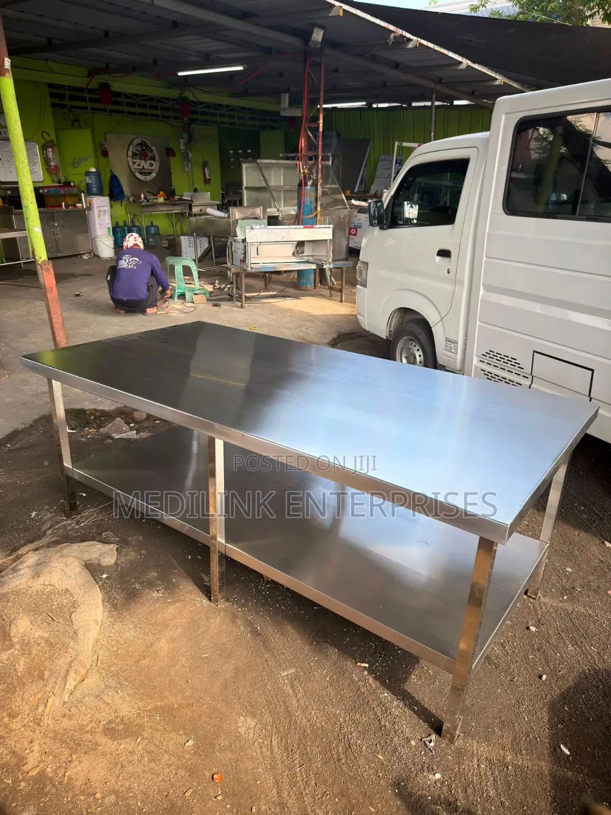 Caples Stainless Steel Tables 2.5*7ft Customized