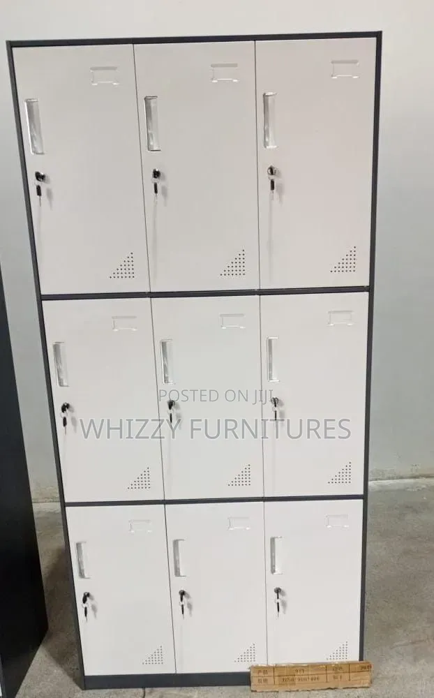 Cabinet; School Gym Locker Cabinet (9-Door)
