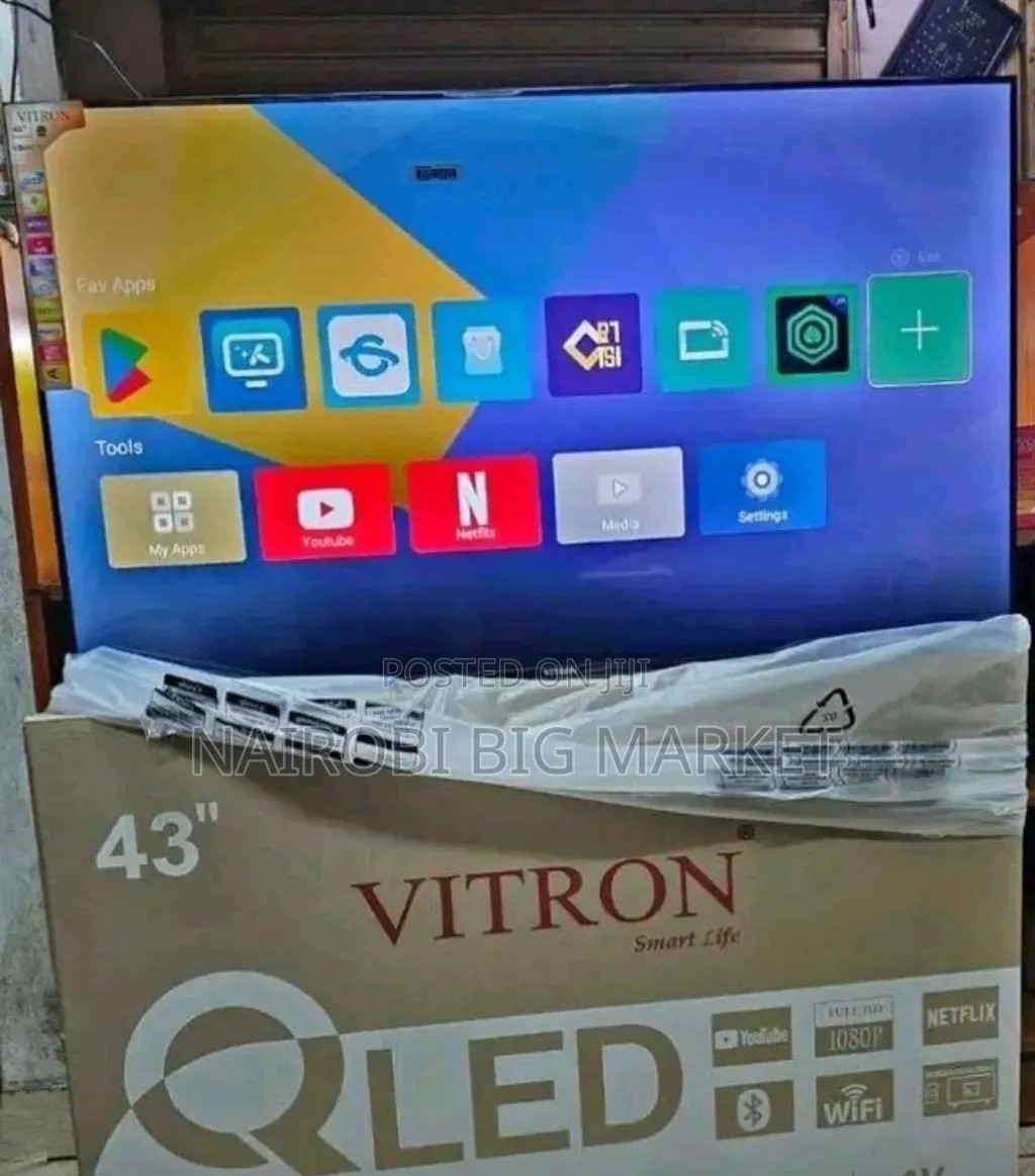 Vitron Full Hd 1080 P Qled 43 Inches Television