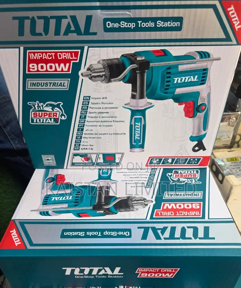 Total Impact Drill 900watts / Corded Drill