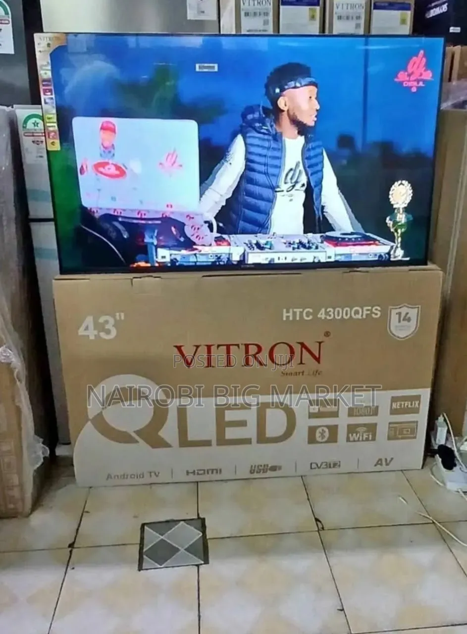 Fraemeless Qled 43 Inch Television Vitron 4300QfS
