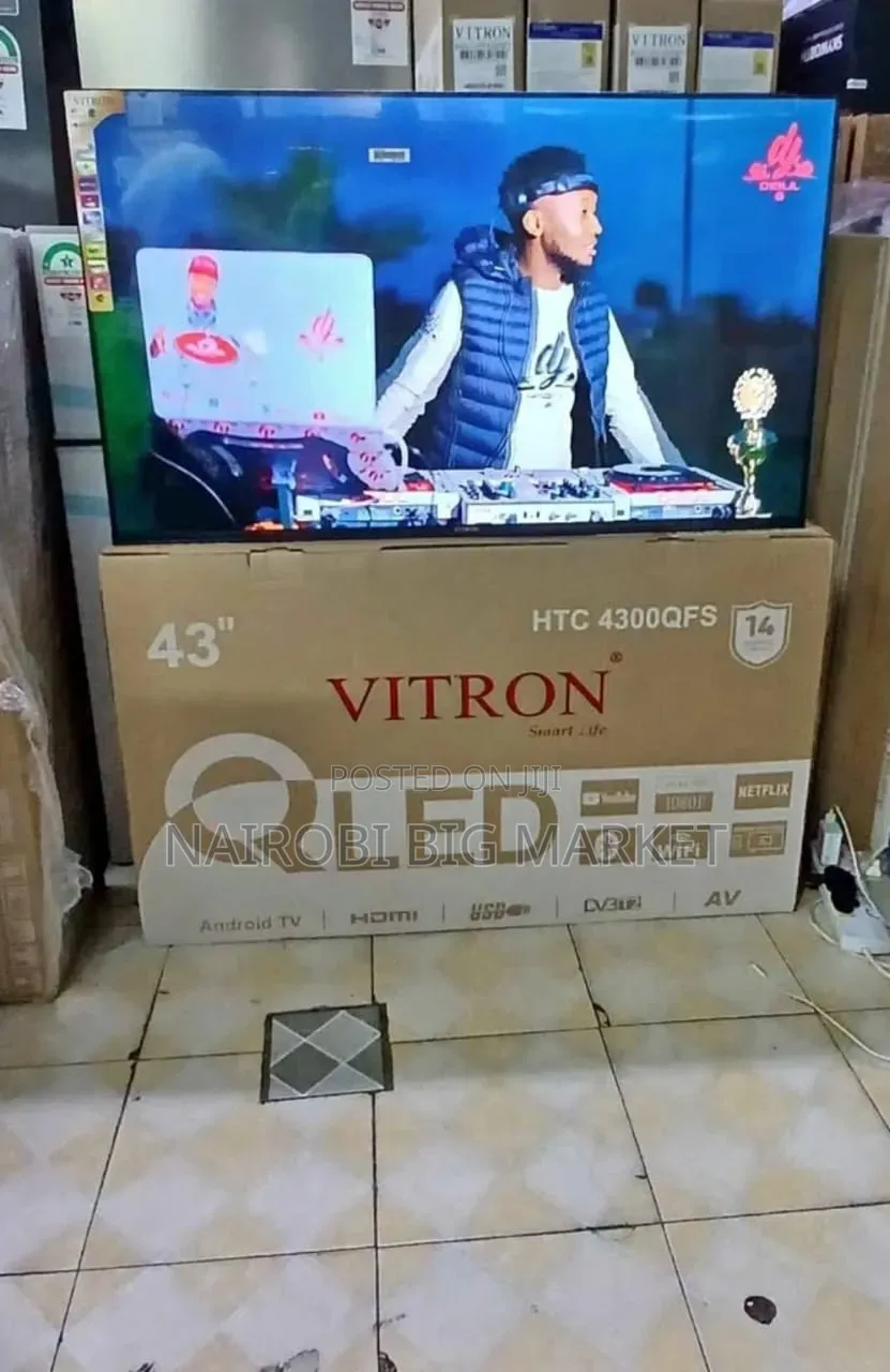 Fraemeless Qled 43 Inch Television Vitron 4300QfS