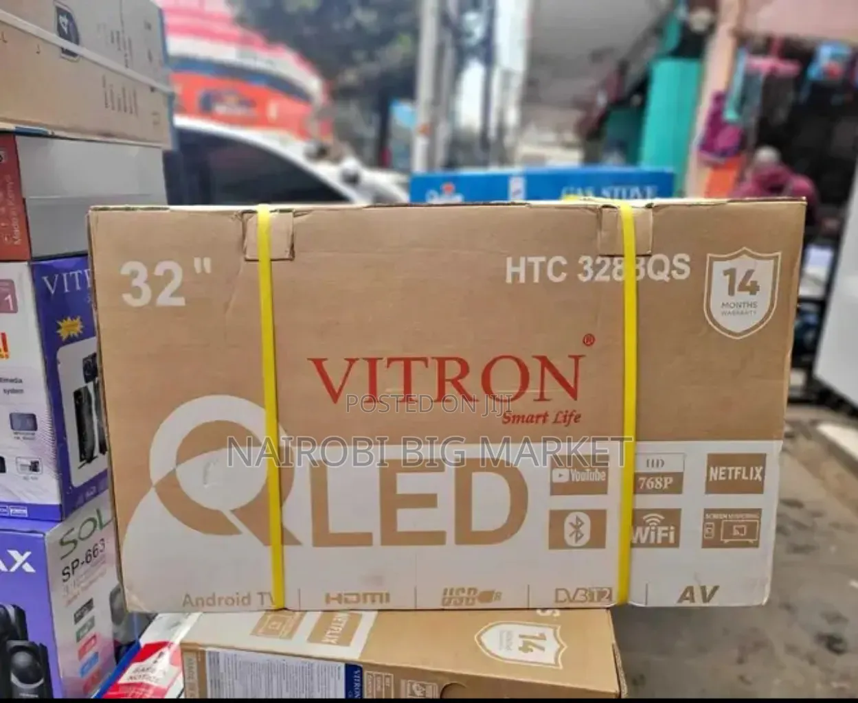 YouTube Netflix Qled Vitron 32 Inch TV