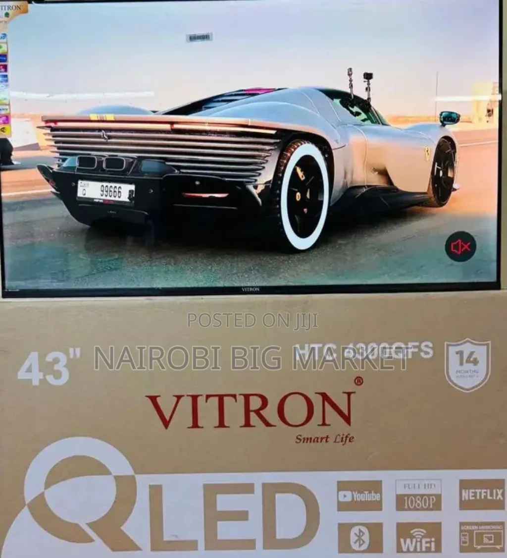 Vitron 43 Inch With Icast Inbuilt With Ethnet