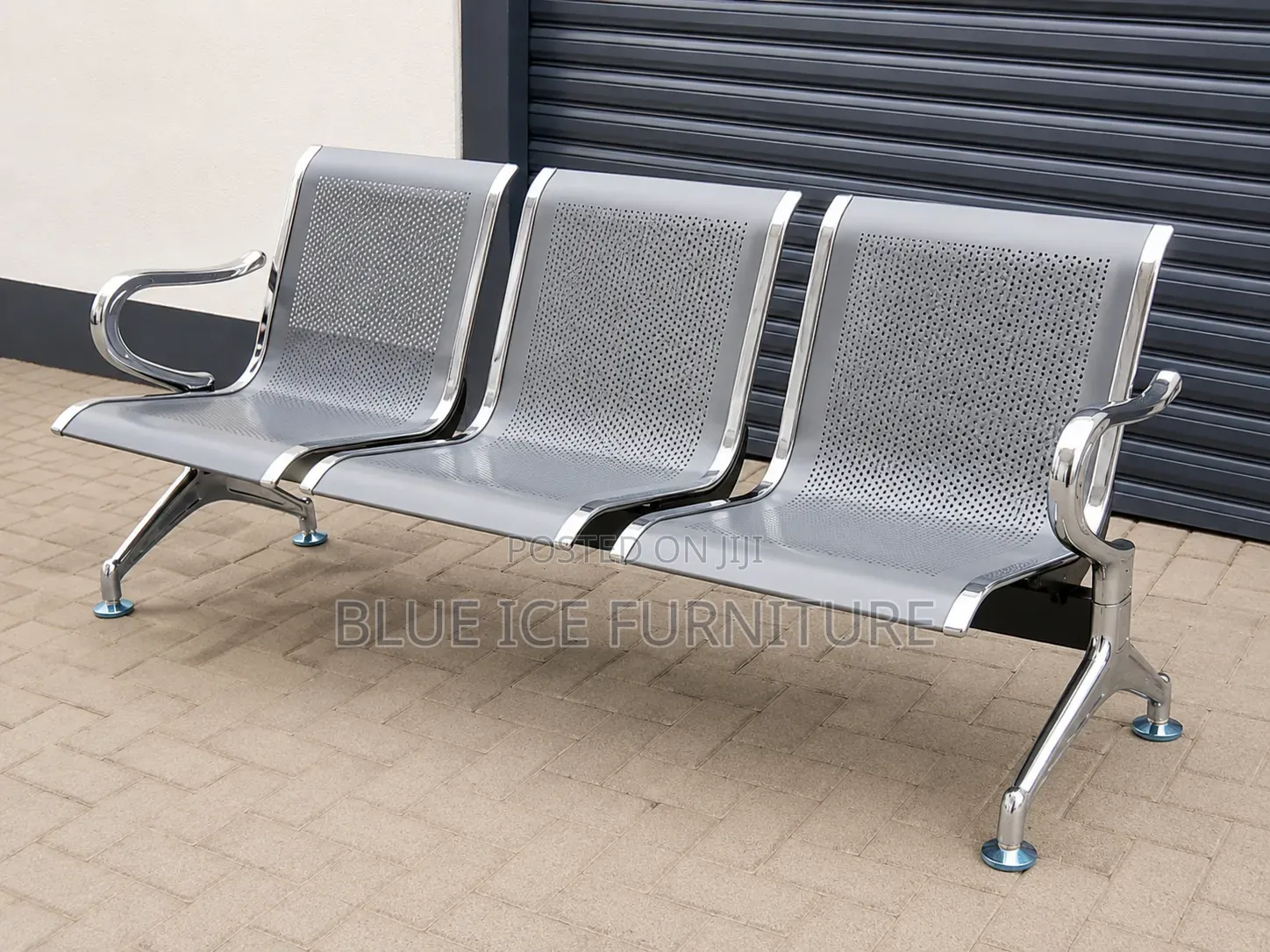 Waiting Chair;3 Seater Metallic Waiting Chair