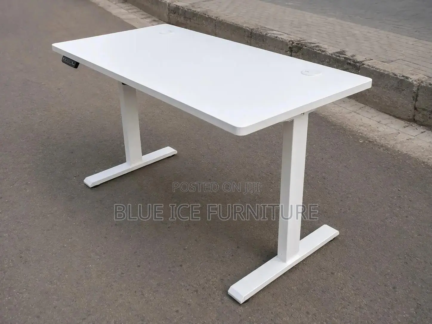Adjustable Table;White Electric Height Adjustable Desk