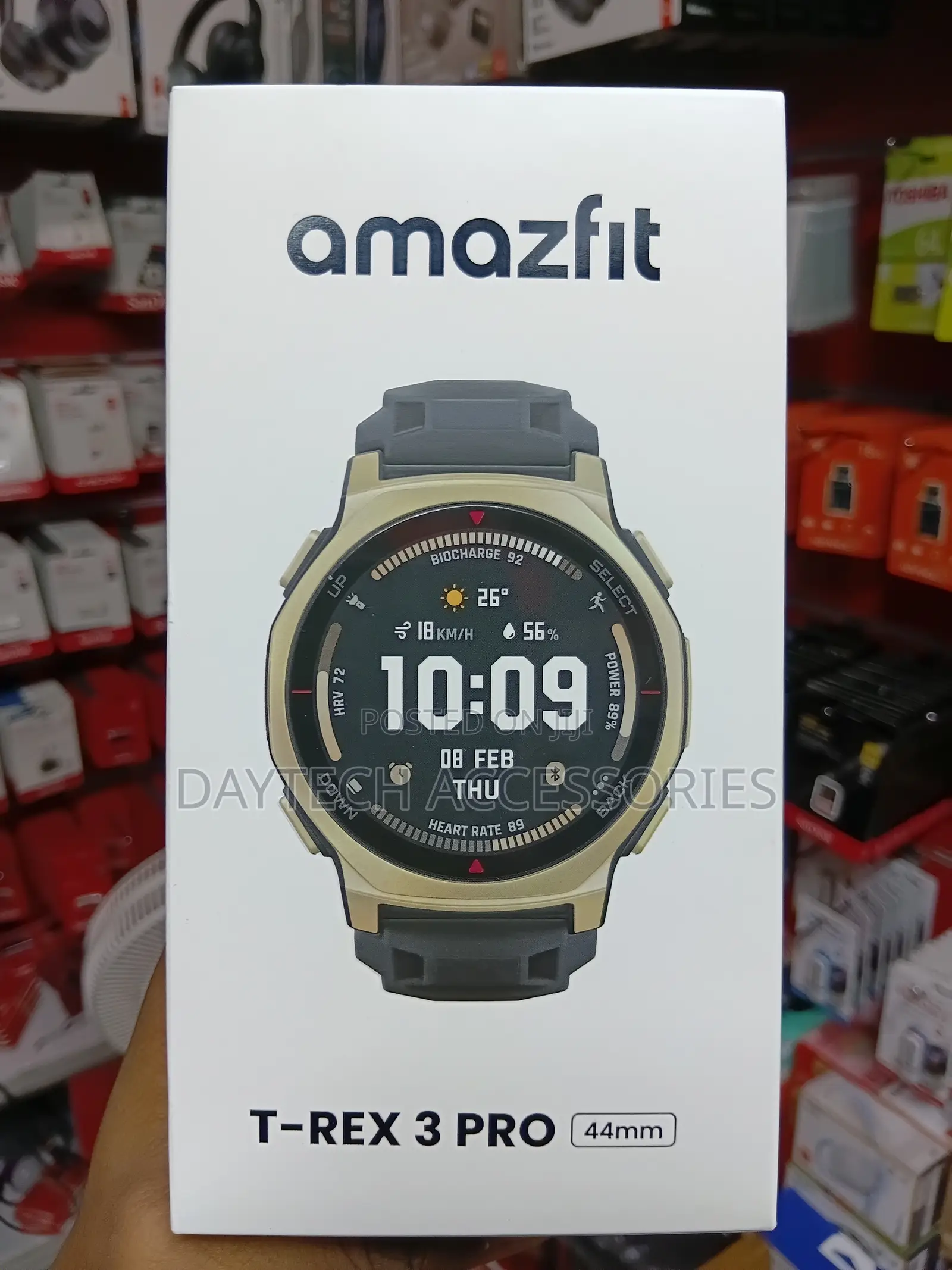 Amazfit T-Rex 3 Pro Smart Watch, 1.32" AMOLED Sapphire Glass.