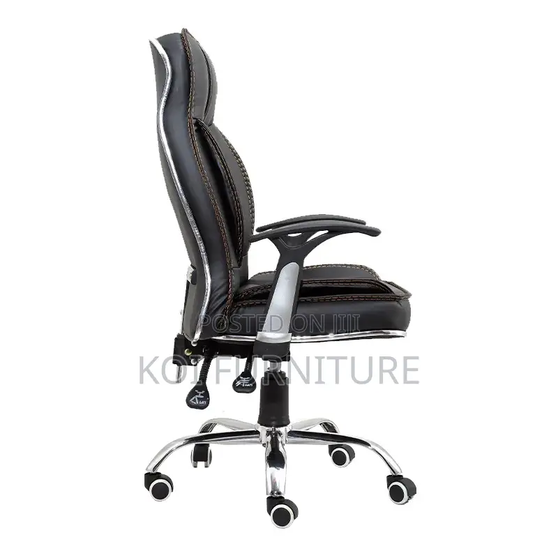 Office Chairs; Recliner Ergonomic Leather Swivel Chair