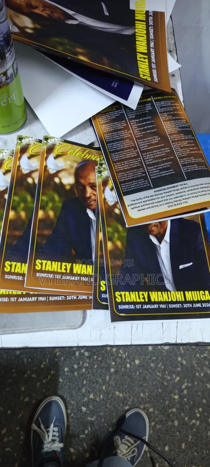 Elegantly Designed Page Funeral Programs