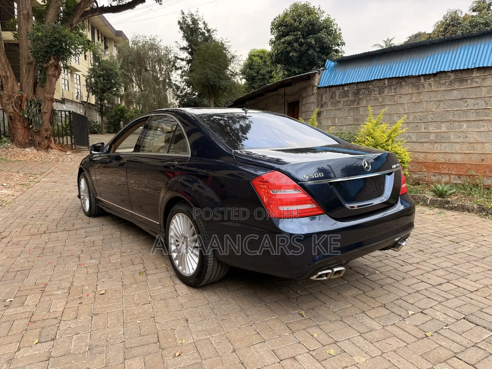 Mercedes-Benz S-Class S 500 4MATIC L (V221) 2008 Blue