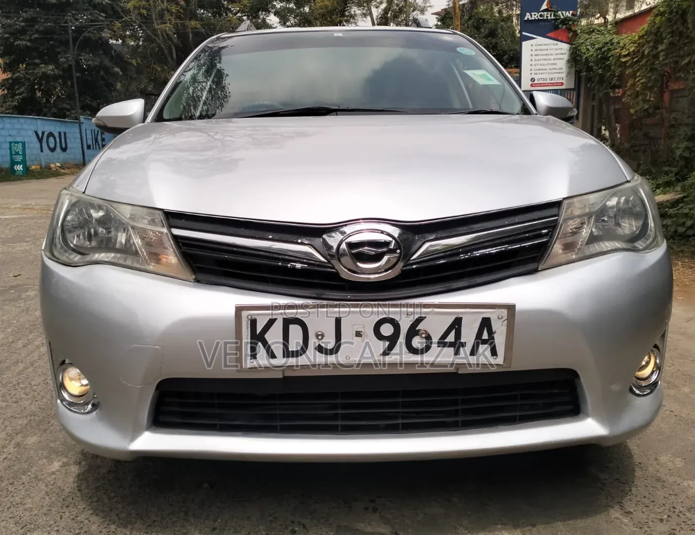 Toyota Corolla Fielder 2015 Silver