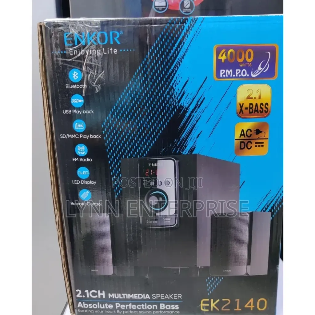 Enkor Woofer 2.1Ch 4000W EK 2140 Acdc Multimedia Speaker