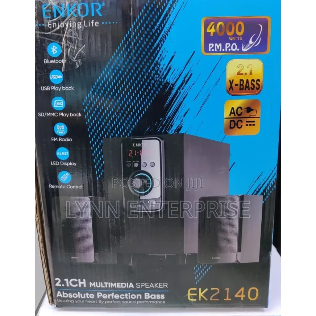 Enkor Woofer 2.1Ch 4000W EK 2140 Acdc Multimedia Speaker