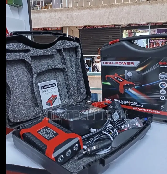 Car Battery Jump Starter With Air Compressor