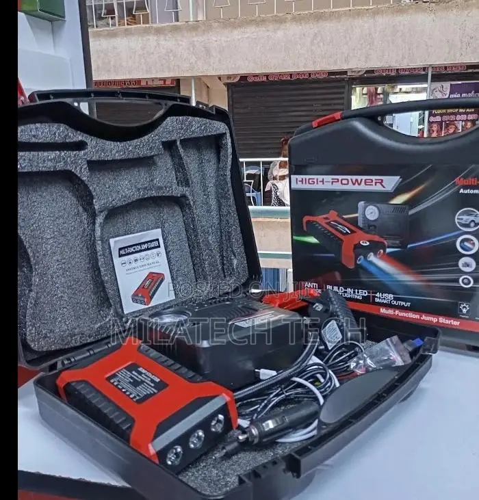 Car Battery Jump Starter With Air Compressor