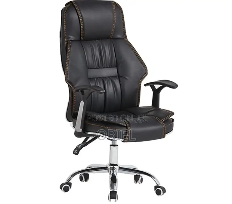 Office Desk : PU Leather Executive Staff Chair