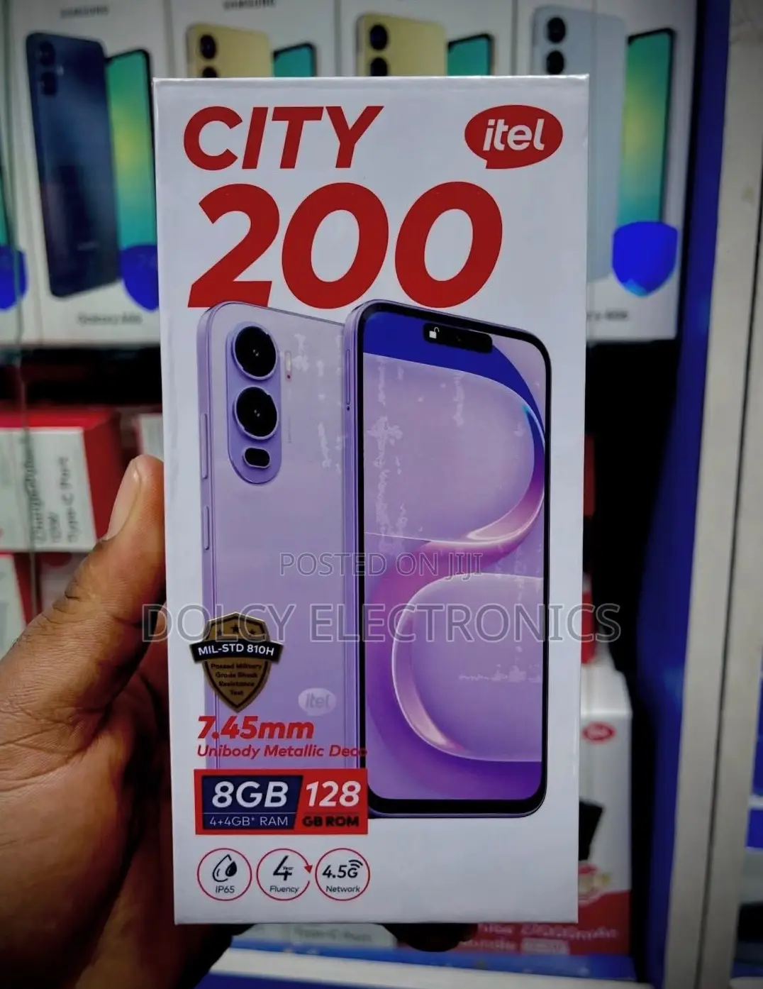 New Itel City 200 128 GB Black