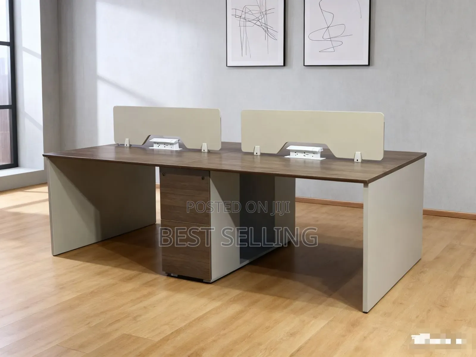 Modern Imported 4 Way Working Station Wooden