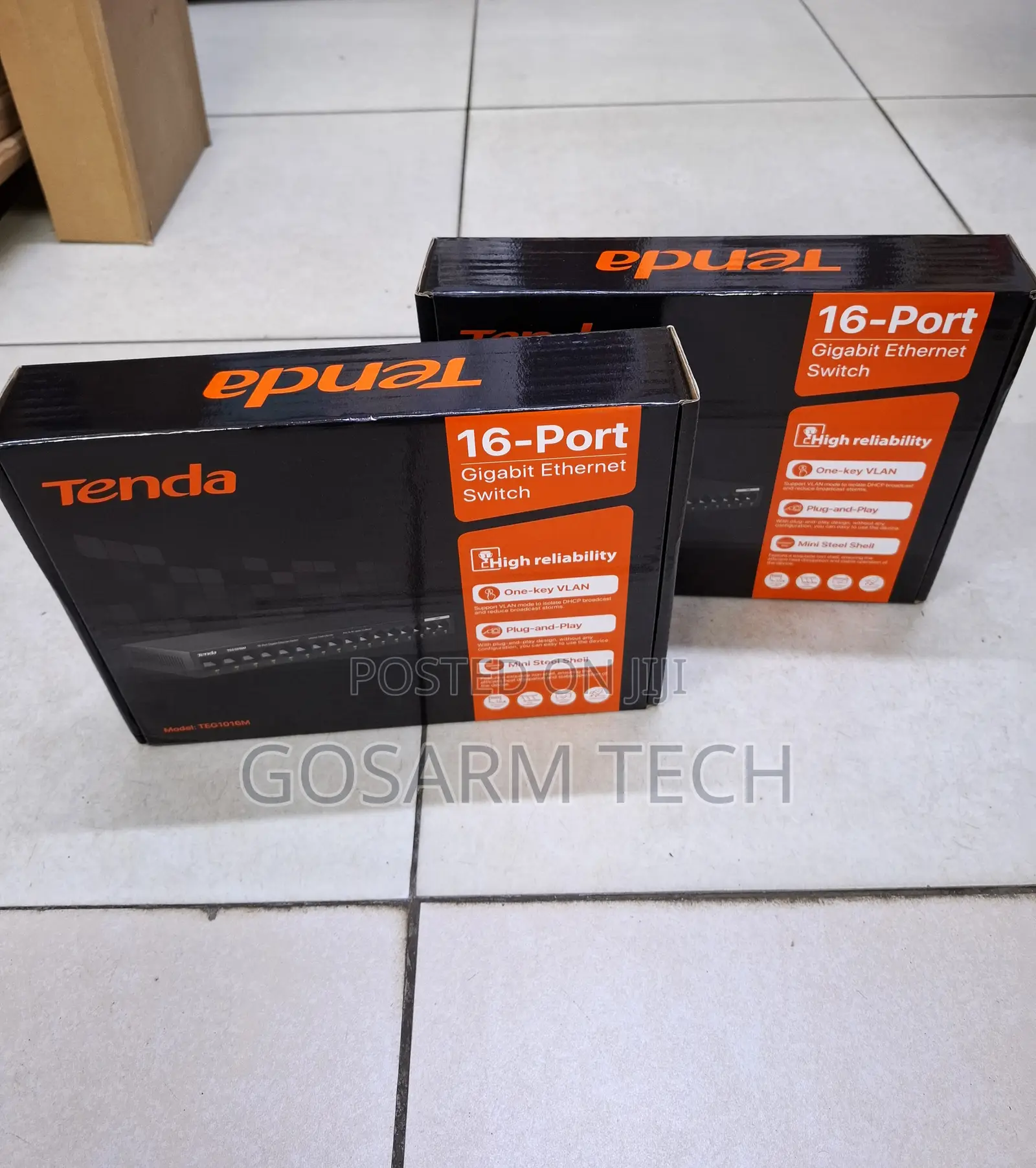 Tenda 16-Port Gigabit Switch for Home Office