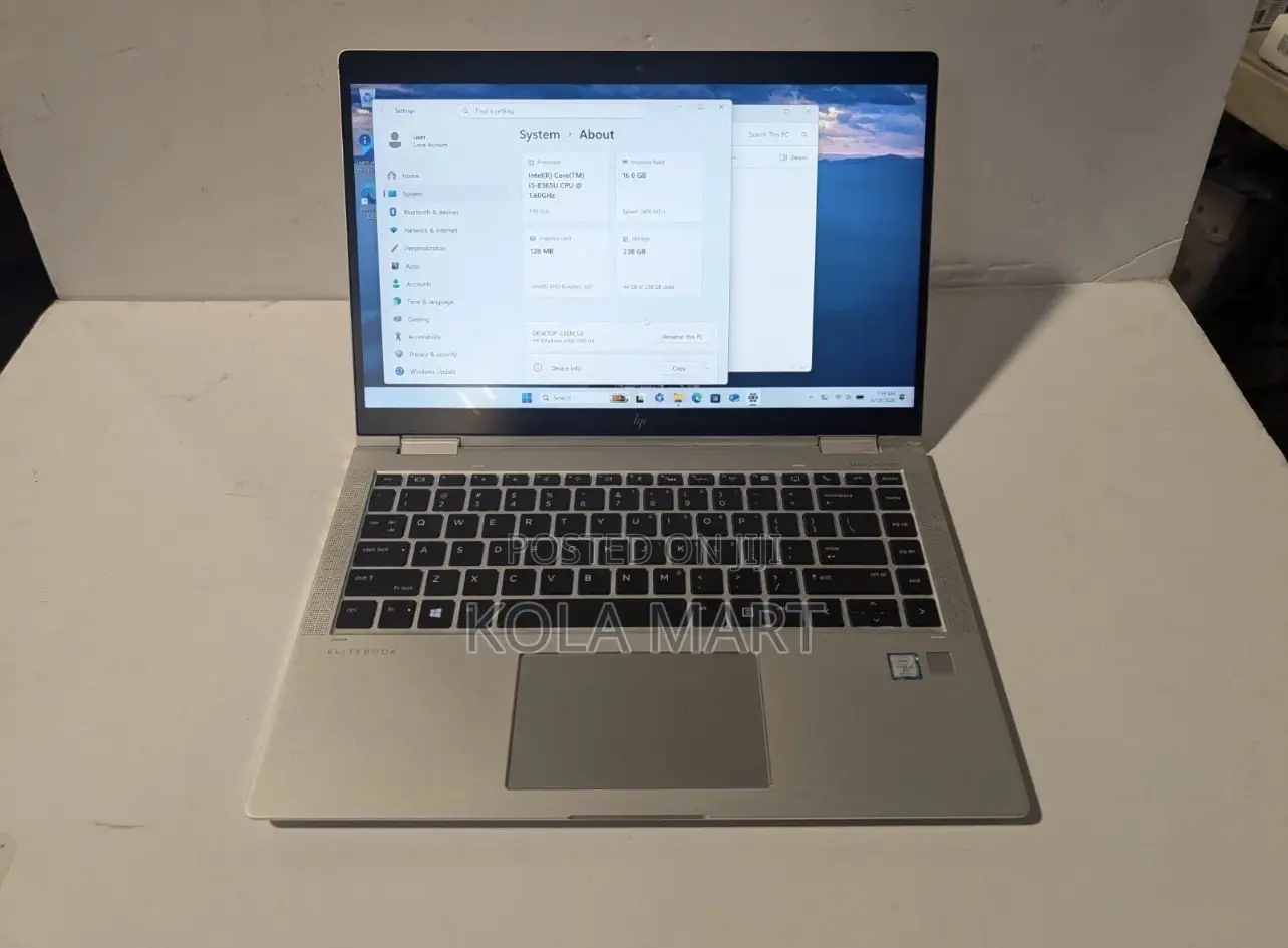 Laptop HP EliteBook 1040 G6 16GB Intel Core i7 SSD 256GB