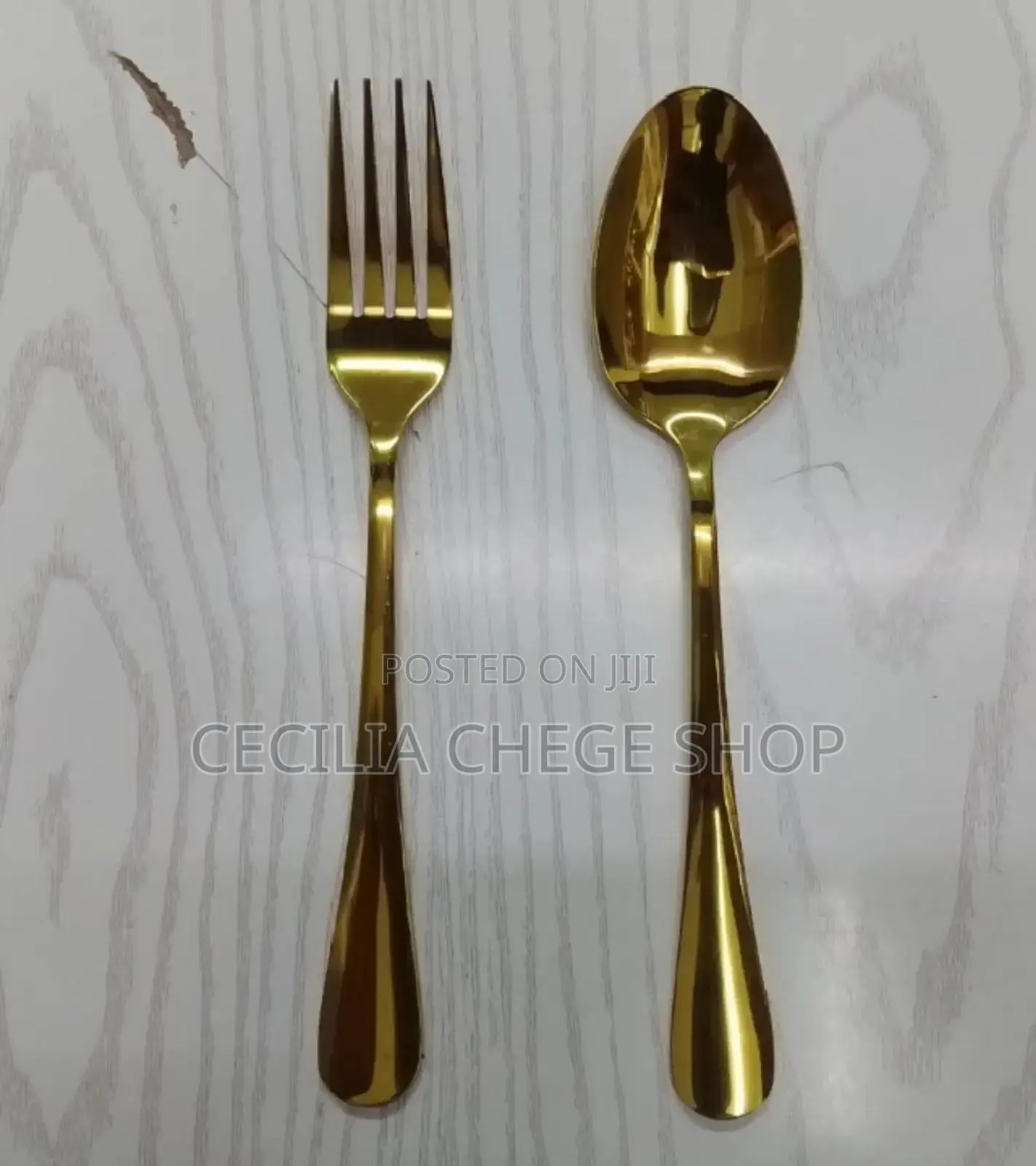 Gold Table Spoon ,Fork ,Table Spoon