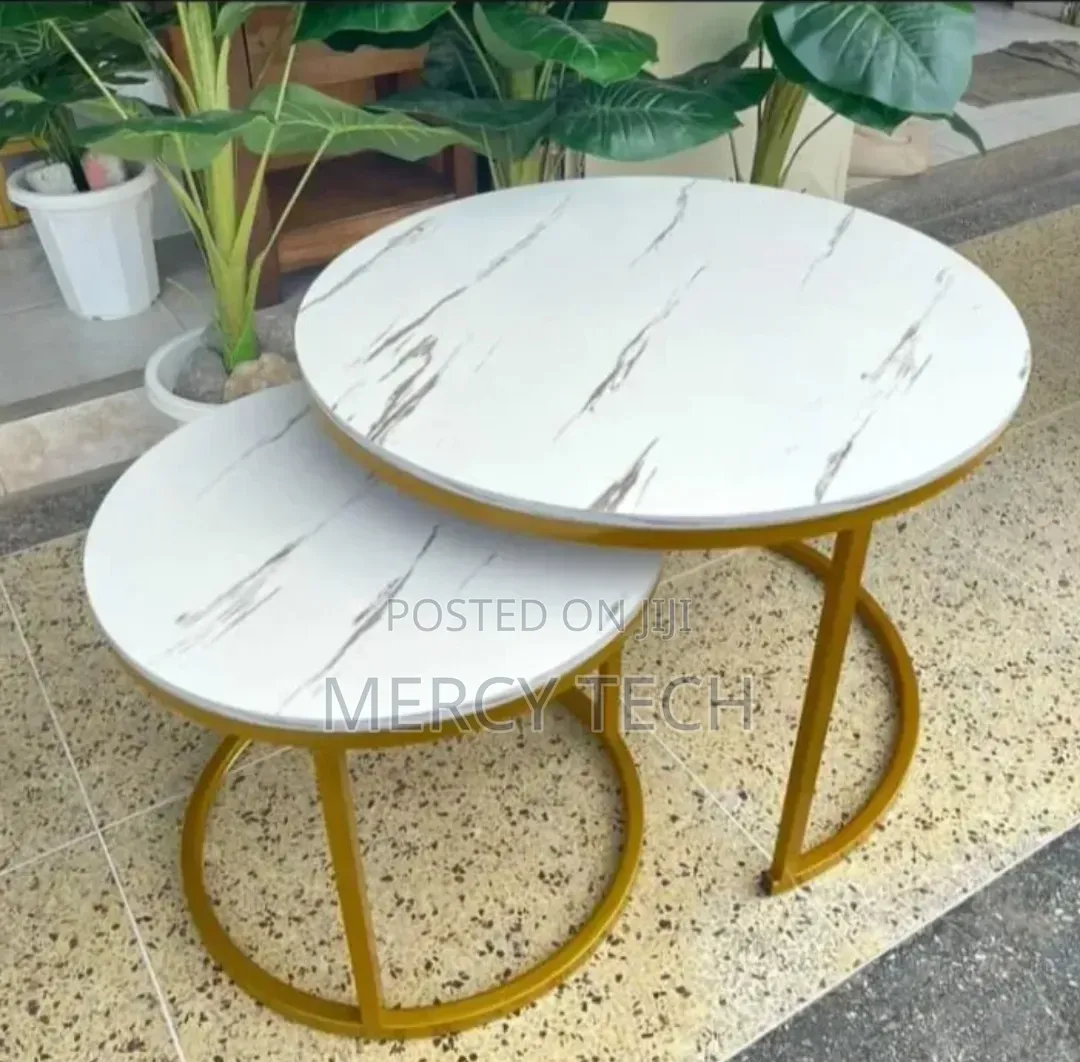 White Nesting Coffee Table Set