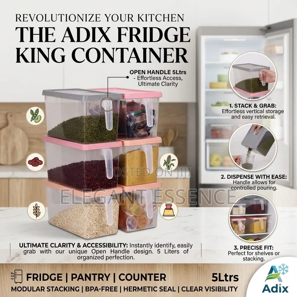 Open Handled 5L Fridge Organizer