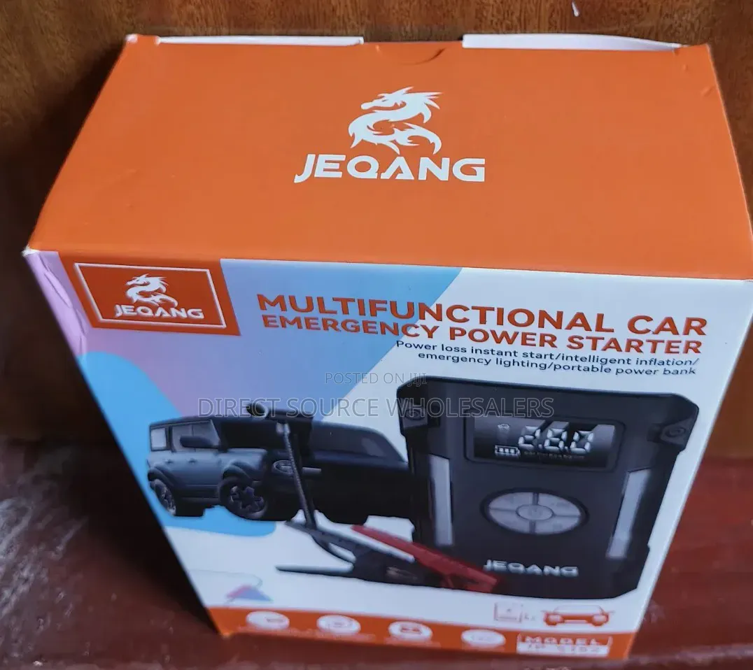 Portable Device Designed to Help You Jump-Start Your Car, Inflate Tyre