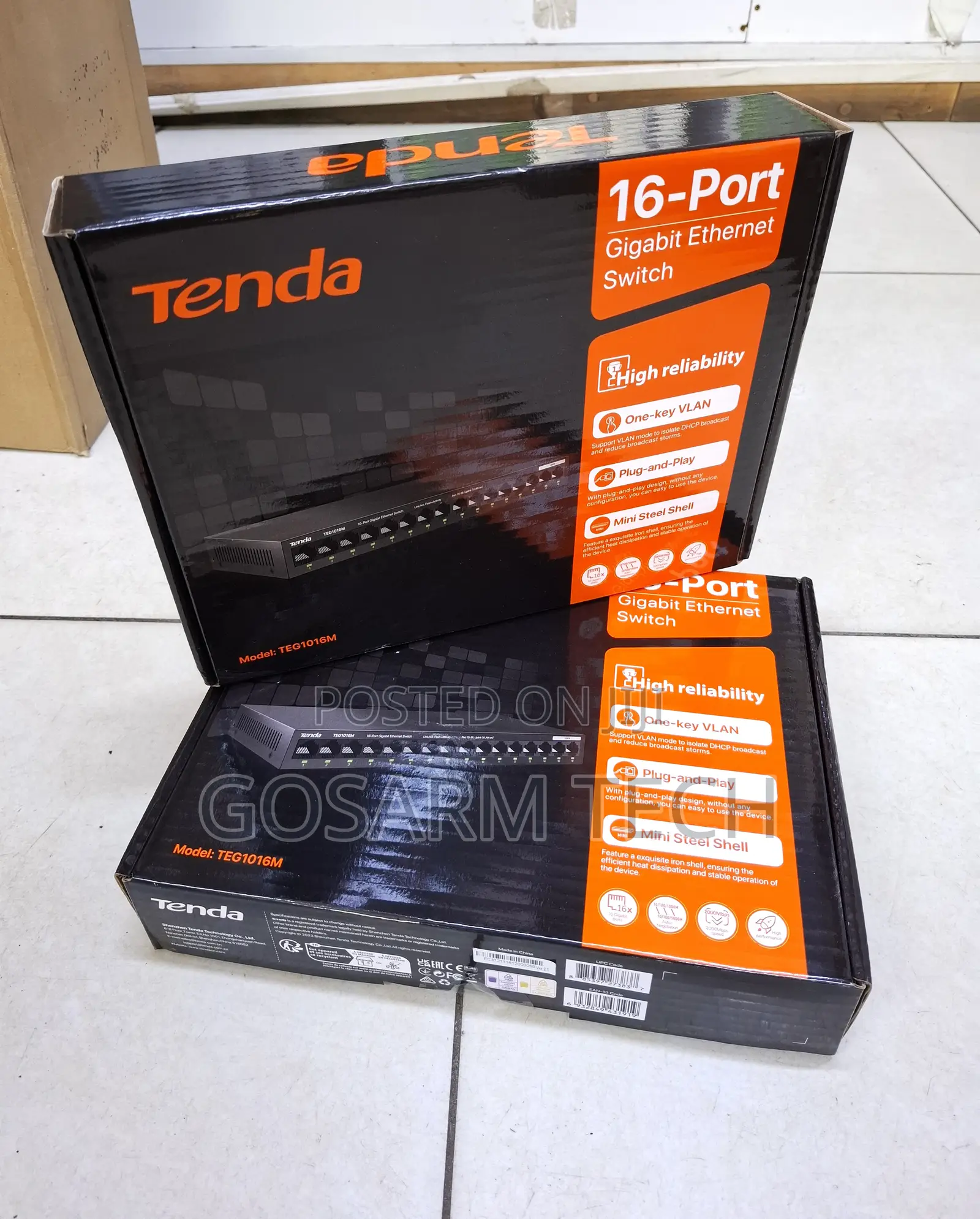 Tenda 16-PortMbps Gigabit Switch